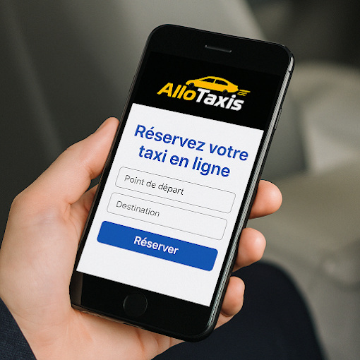 Réservation taxi AlloTaxis via smartphone – navette aéroport Zaventem et Charleroi