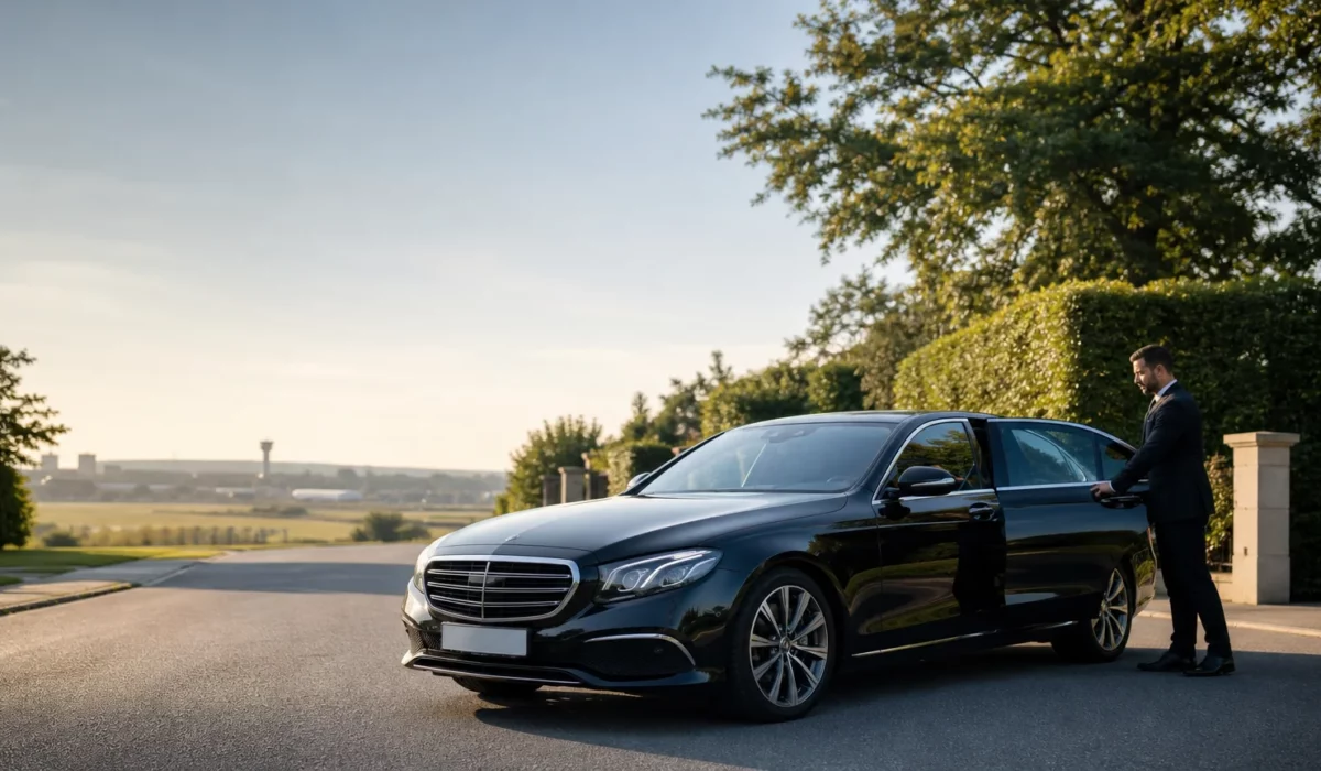Navette aéroport haut de gamme à Wavre avec chauffeur professionnel