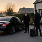 Transfert privé en voiture noire depuis Bierges vers l’aéroport de Charleroi